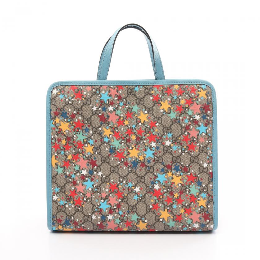 Gucci Monogram Leather Tote