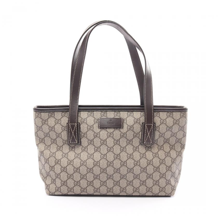 Gucci Monogram Leather Tote