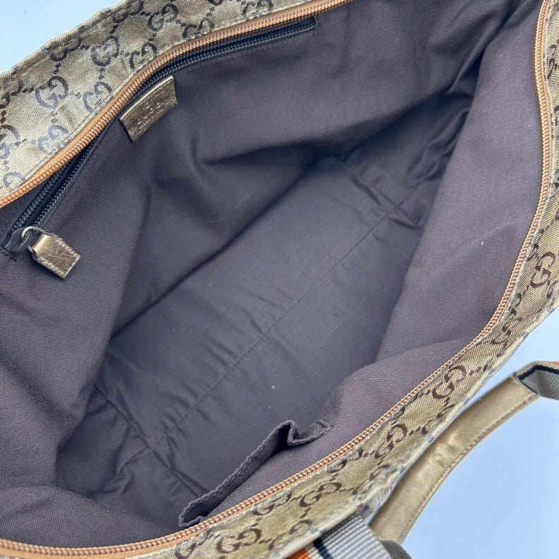 Gucci Monogram Leather Mini Shoulder Bag