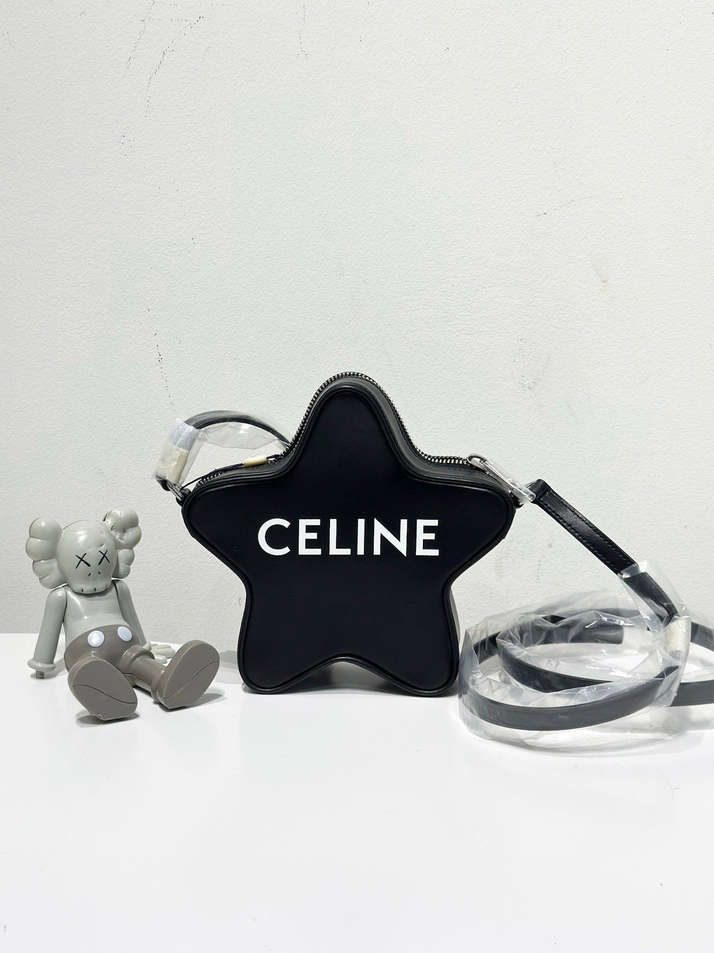 Luxury CELINE Star Black Crossbody Bag
