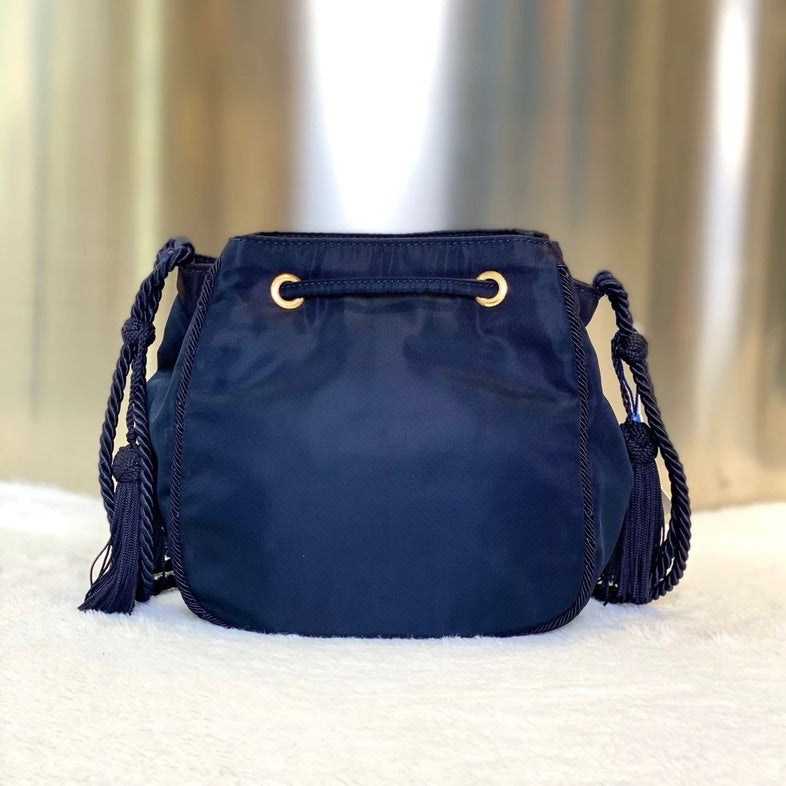 Prada Navy Nylon Crossbody Bag9888
