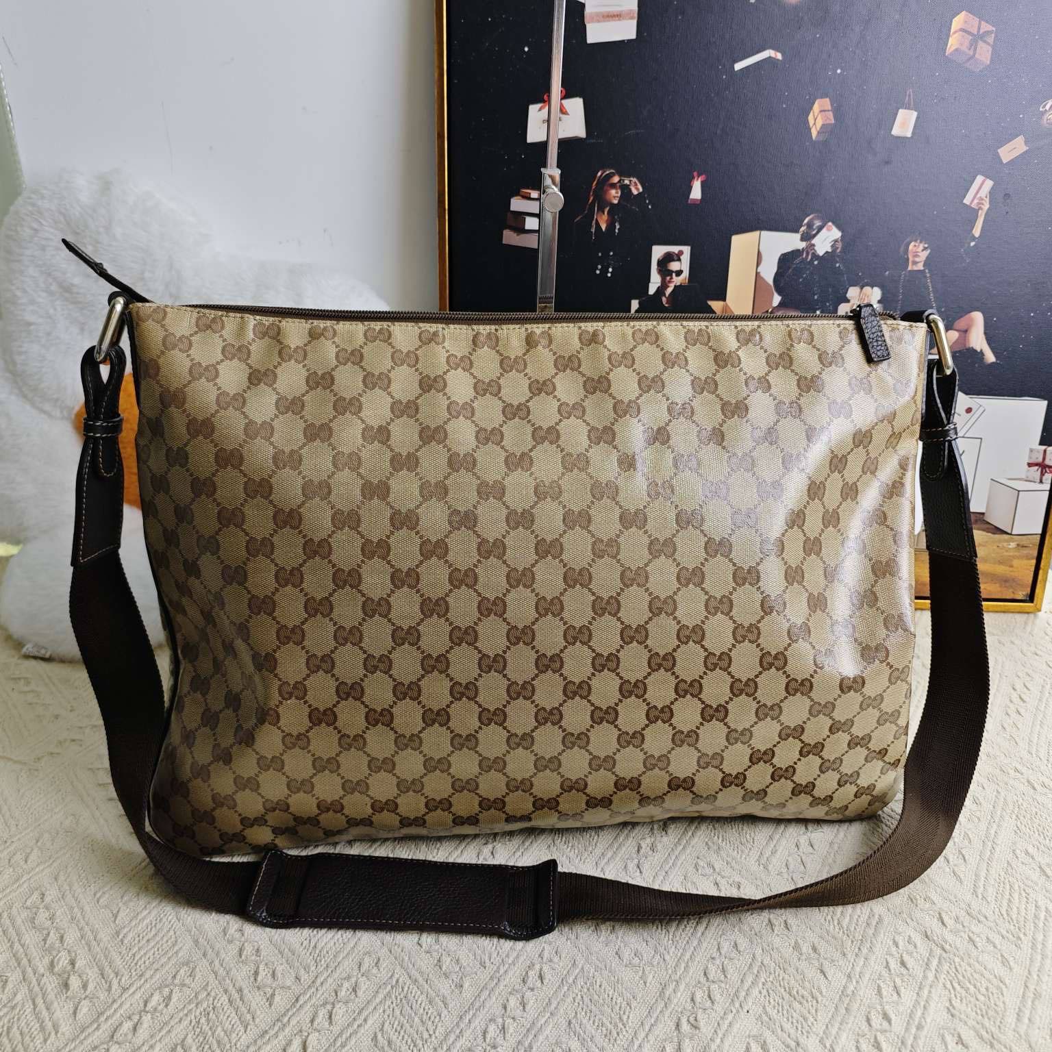 Gucci Ophidia Beige Shoulder Bag -