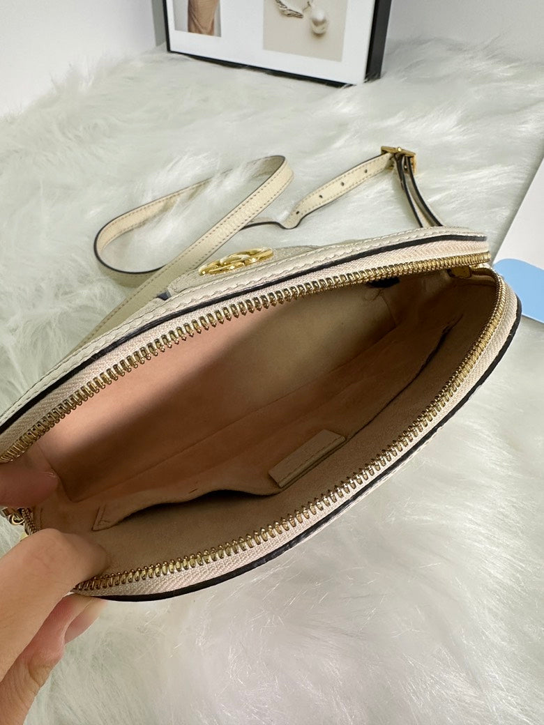 Gucci Ophidia Cream Shoulder Bag - Preloved, Designer Handbag