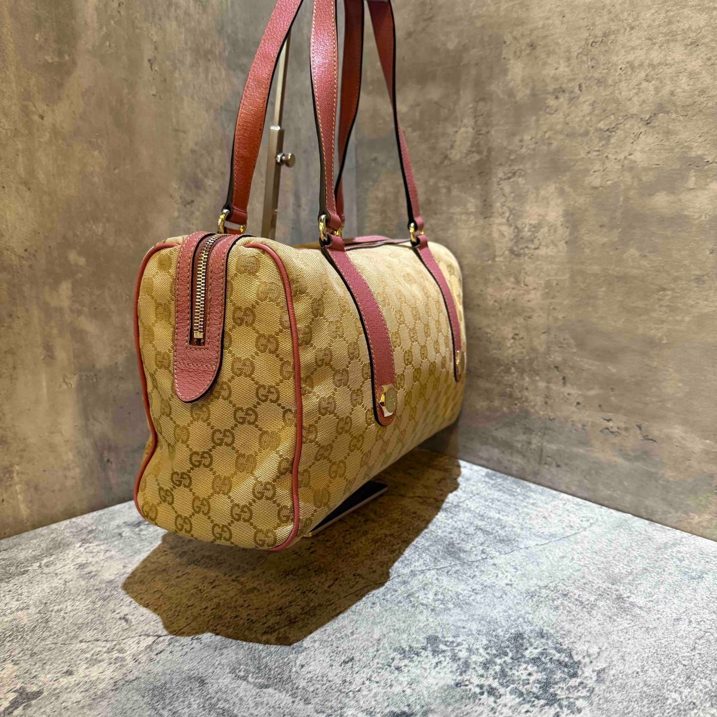 ? Gucci monogram Boston bag