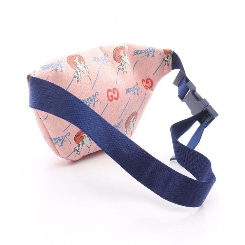 GUCCI GUCCI Ã The Jetsons Children's body bag waist bag PVC Coral pink multicolor kids 2101219227672