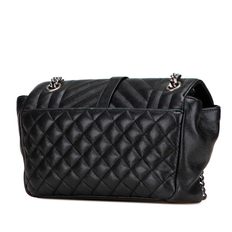 Saint Laurent Satchel Small YSL Logo Leather 2way Bag