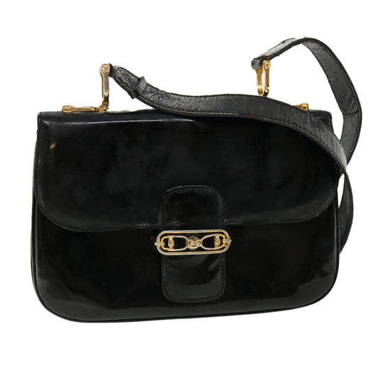 Luxury CELINE Shoulder Bag Leather Black rd3015