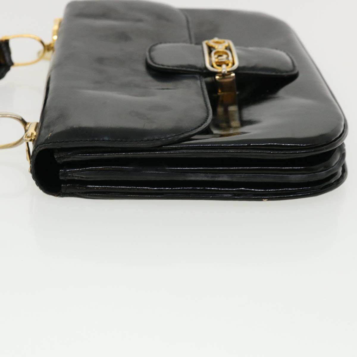 Luxury CELINE Shoulder Bag Leather Black rd3015