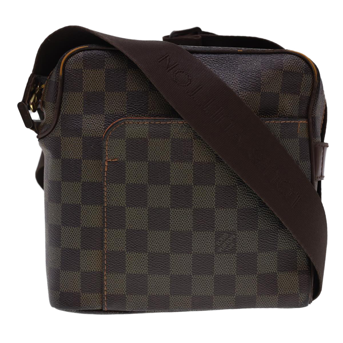 LOUIS VUITTON Damier Ebene Olaf PM Shoulder Bag N41442 LV rd4775
