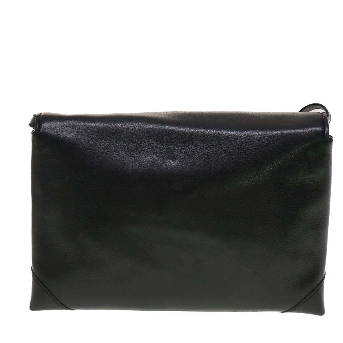 Luxury CELINE Shoulder Bag Leather Black rd5145