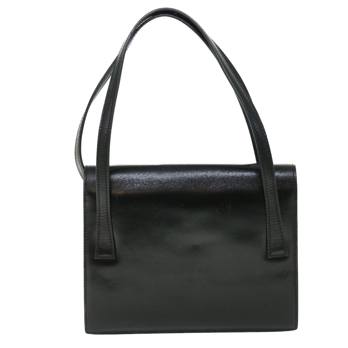 Luxury CELINE Circle Shoulder Bag Leather Black rd5696