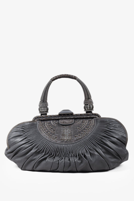 Dior Lou Nylon Leather Mini Shoulder Bag