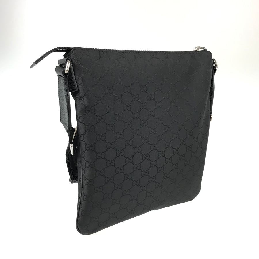 Gucci Nylon Twist Leather Shoulder Bag