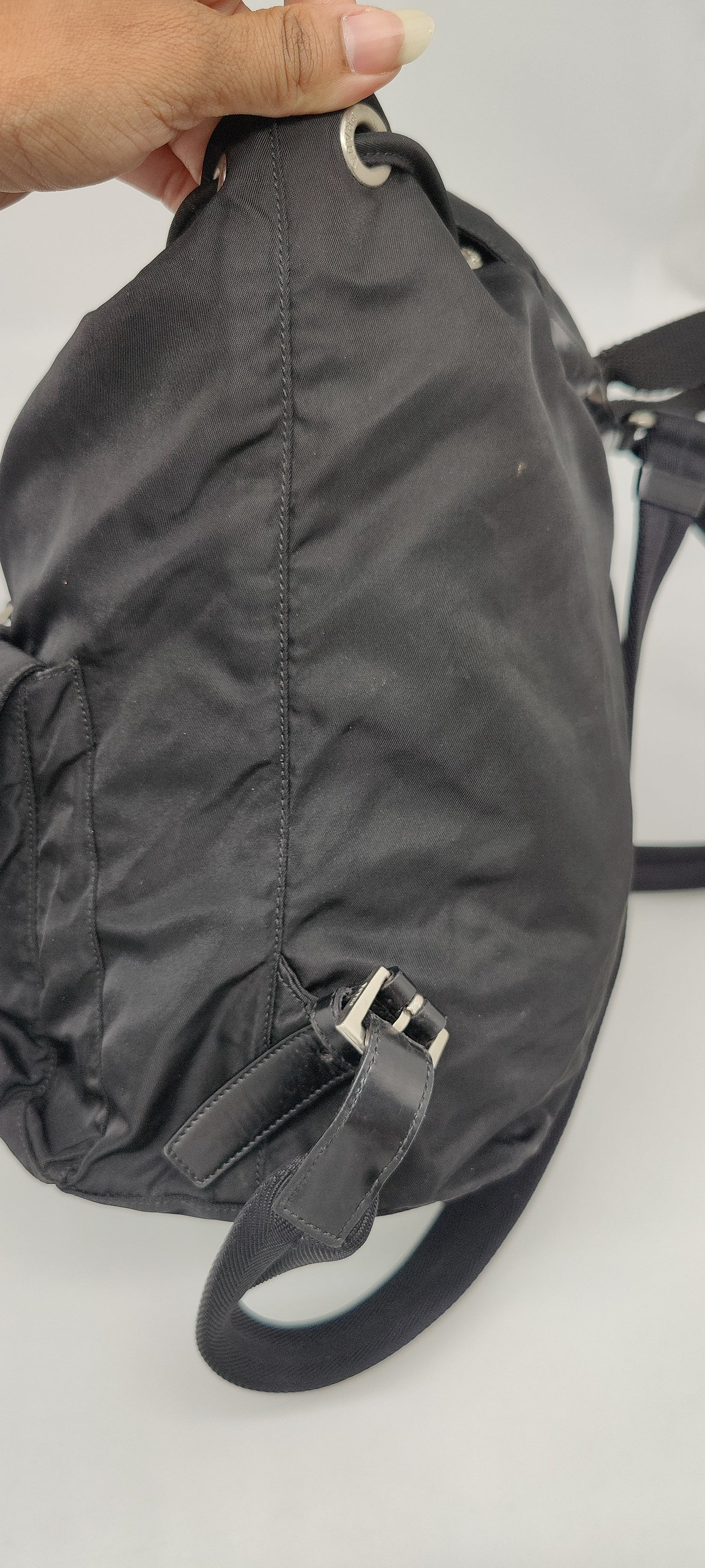 Prada Backpack in Black Nylon
