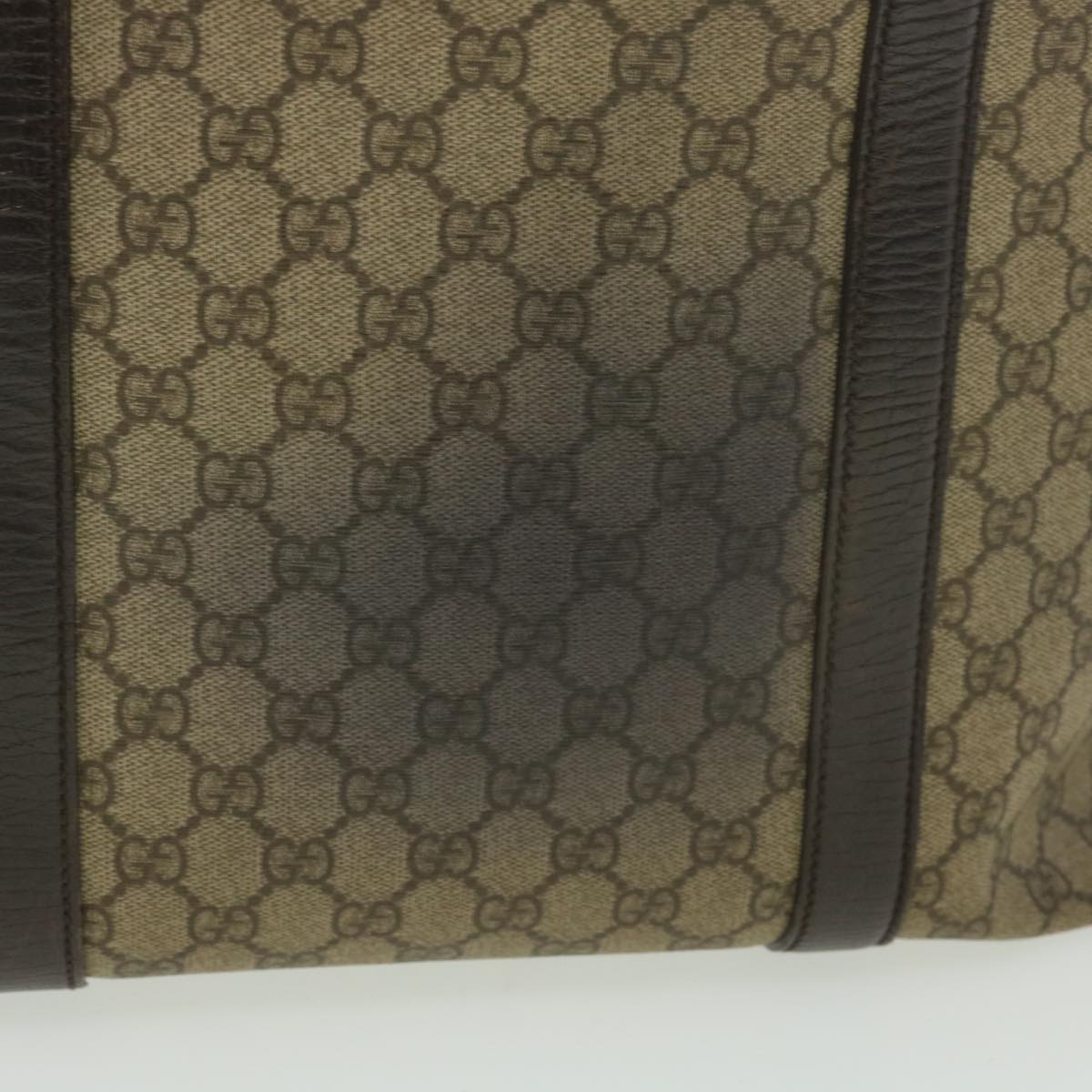Gucci Leather Canvas Shoulder Bag