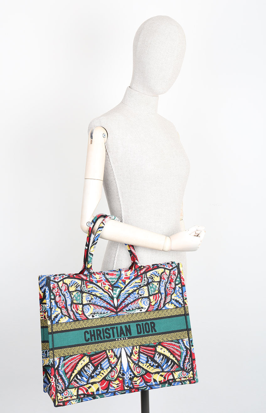Dior Book Tote Canvas Tote