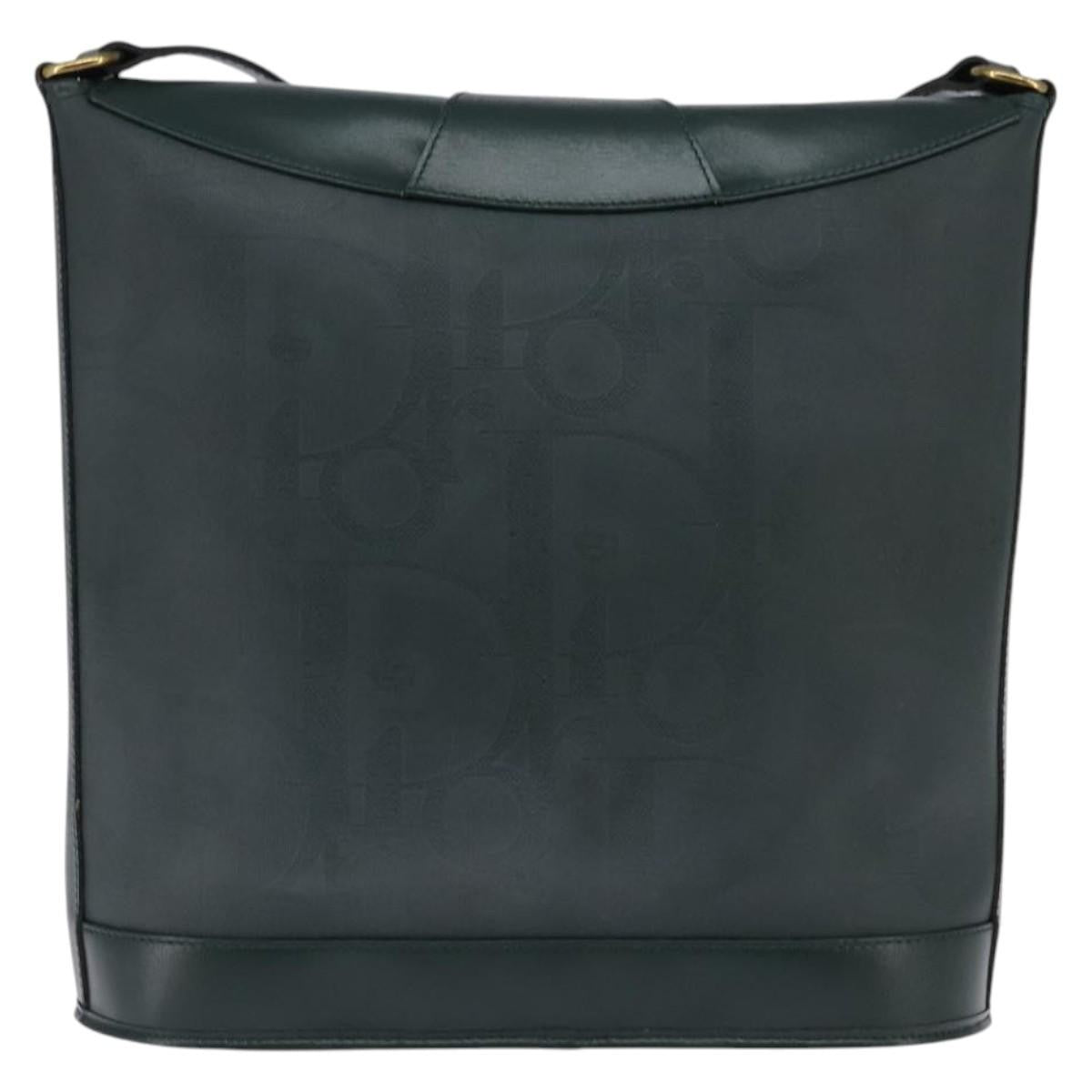 Christian Dior Trotter Crossbody Bag Canvas Green Canvas Shoulder Bag Bag ()
