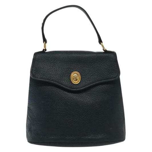 Christian Dior Handbag Leather Navy Leather Handbag ()