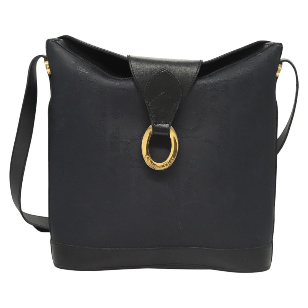 Christian Dior Trotter Shoulder Bag Canvas Navy Canvas Shoulder Bag Bag ()
