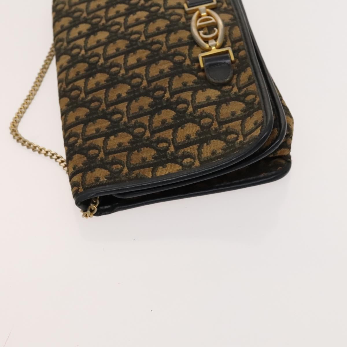 Christian Dior Trotter Shoulder Bag Canvas Brown Canvas Bag ()