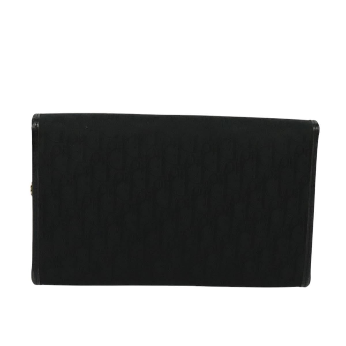 Christian Dior Trotter Crossbody Bag Canvas Black Canvas Shoulder Bag Bag ()