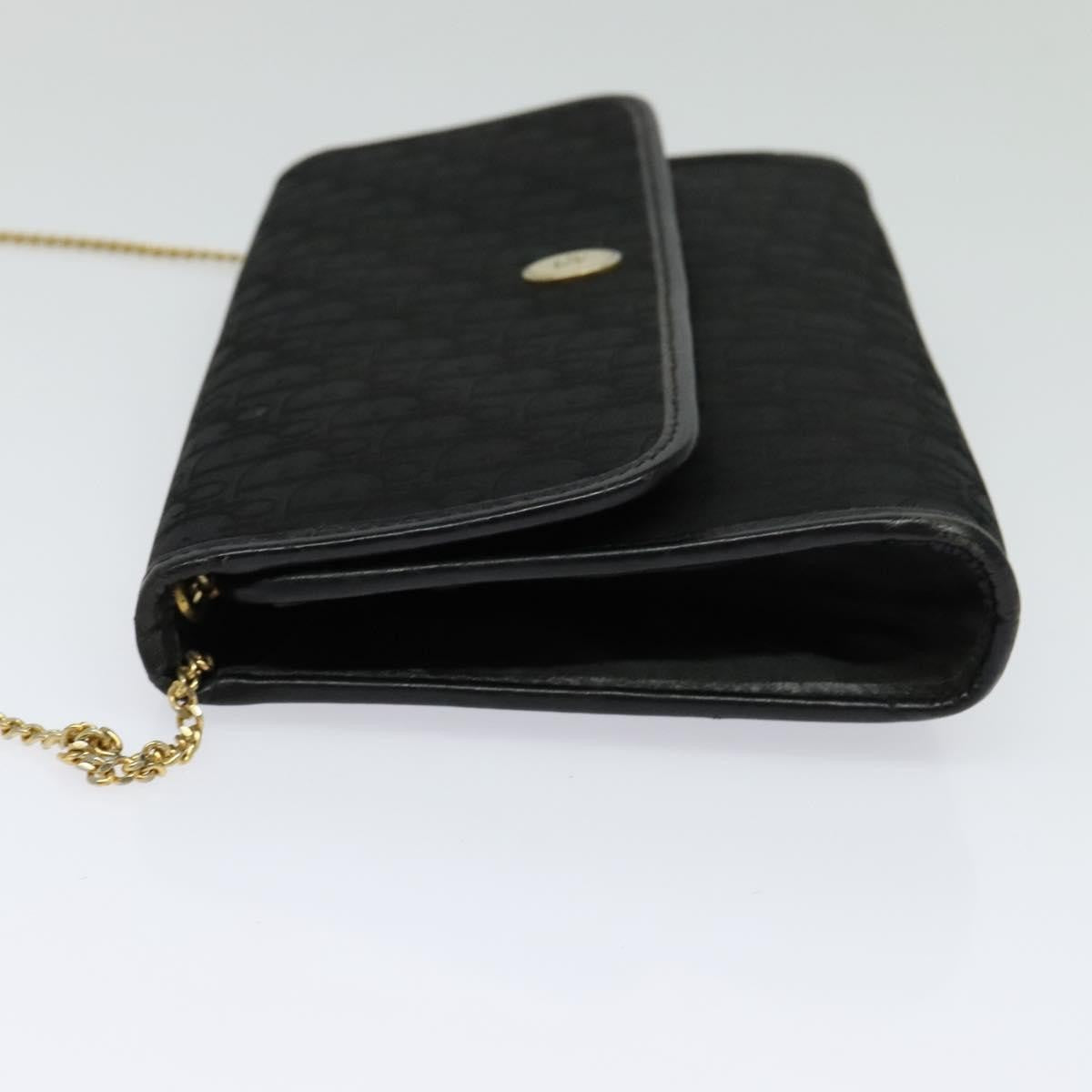 Christian Dior Trotter Crossbody Bag Canvas Black Canvas Shoulder Bag Bag ()