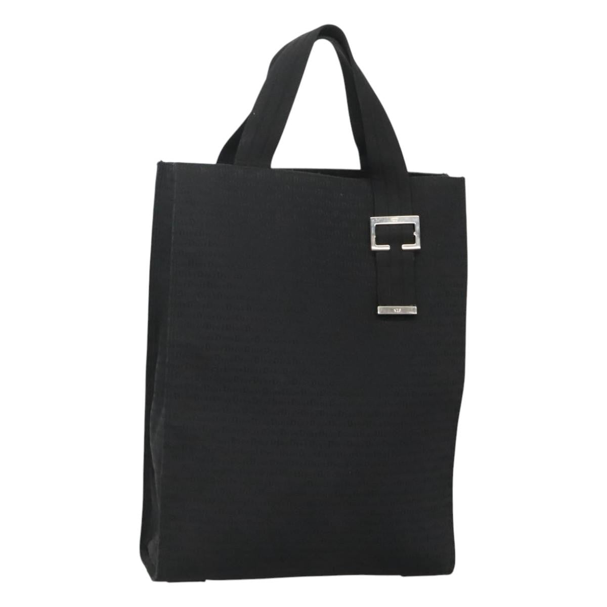 Christian Dior Tote Canvas Black Canvas Tote Bag Bag ()