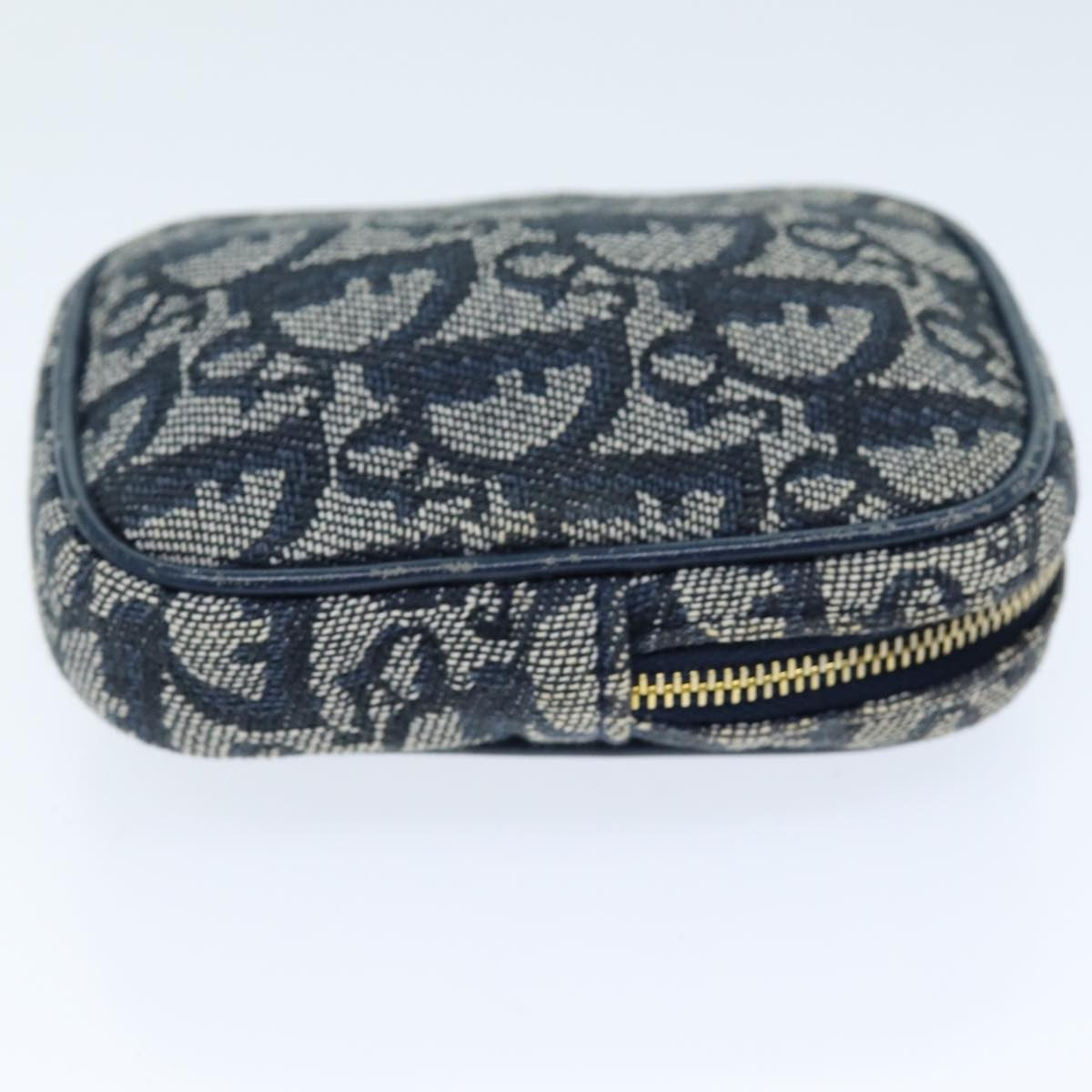 Christian Dior Trotter Pouch Canvas Navy Canvas Clutche & Pouche Bag ()