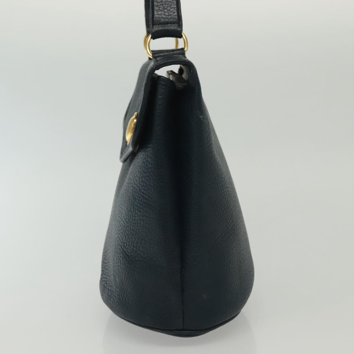Christian Dior Handbag Leather Navy Leather Handbag ()
