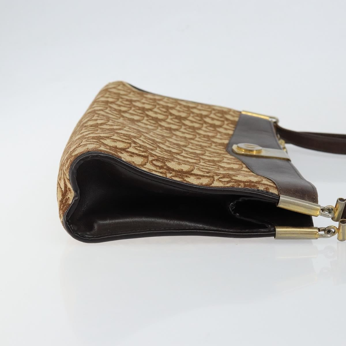 Christian Dior Trotter Shoulder Bag Canvas Brown Canvas Shoulder Bag Bag ()