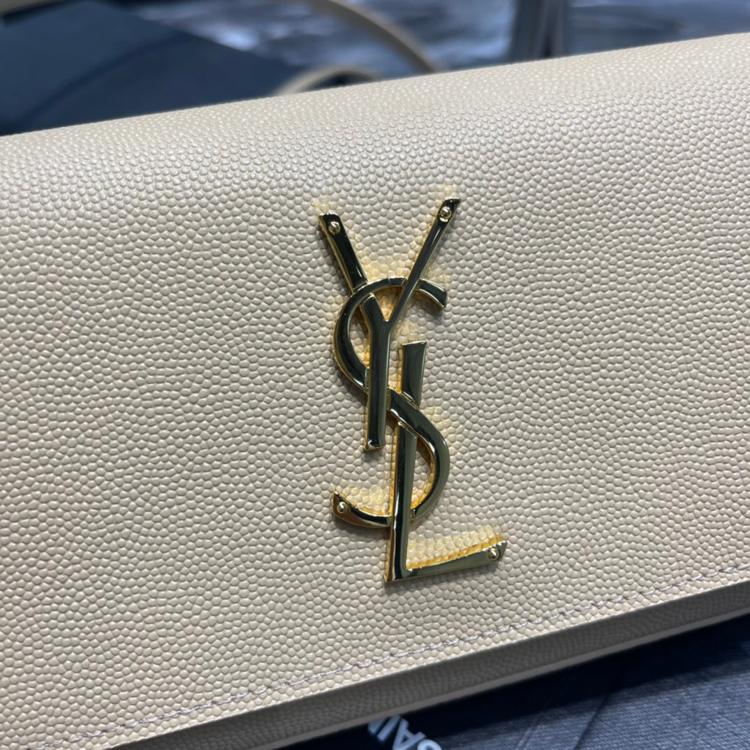 Yves Saint Laurent Kate Belt Bag Grey, Women&#s Bags 7in/