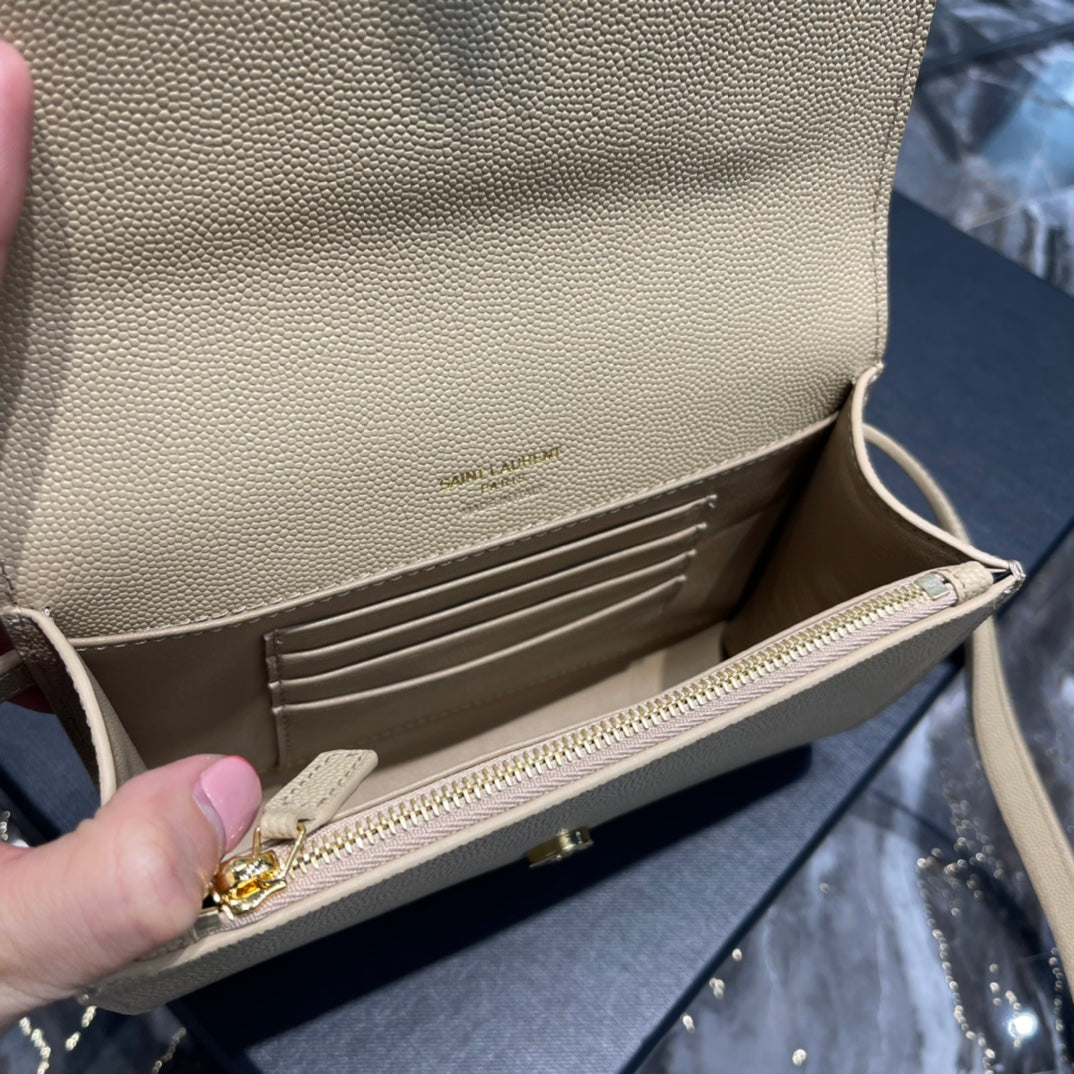 Yves Saint Laurent Kate Belt Bag Grey, Women&#s Bags 7in/