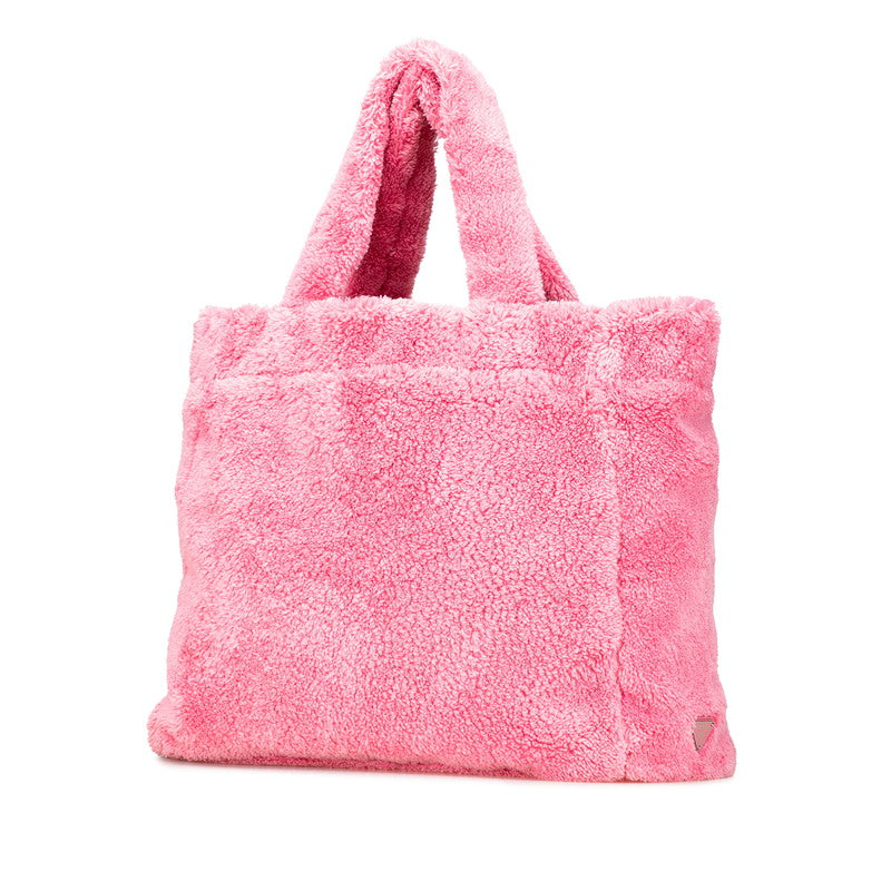 Prada Terry Logo Pile Tote Bag