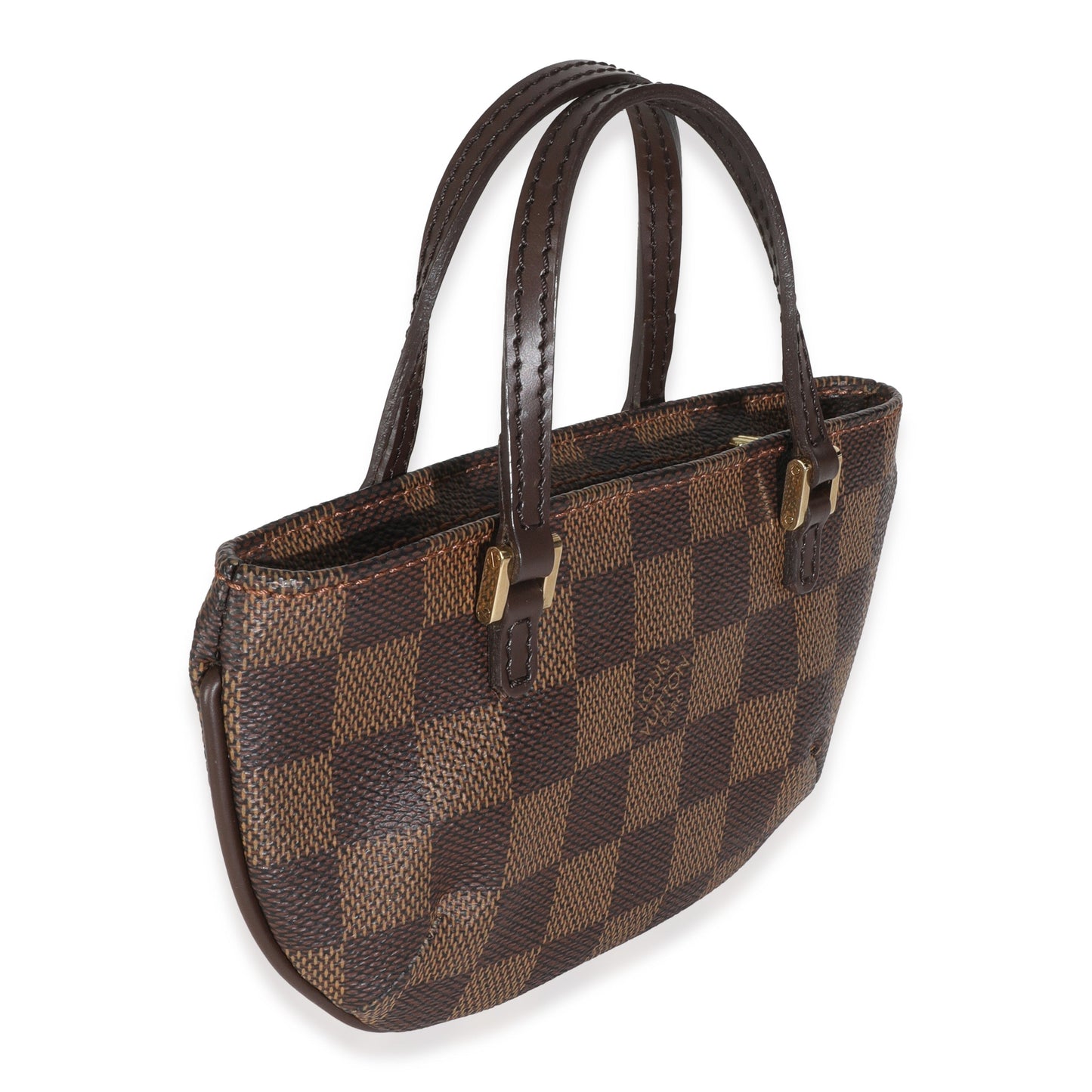 Designer Women's Crossbody Bag | Louis Vuitton Damier Ebene Canvas Manosque GM Pochette