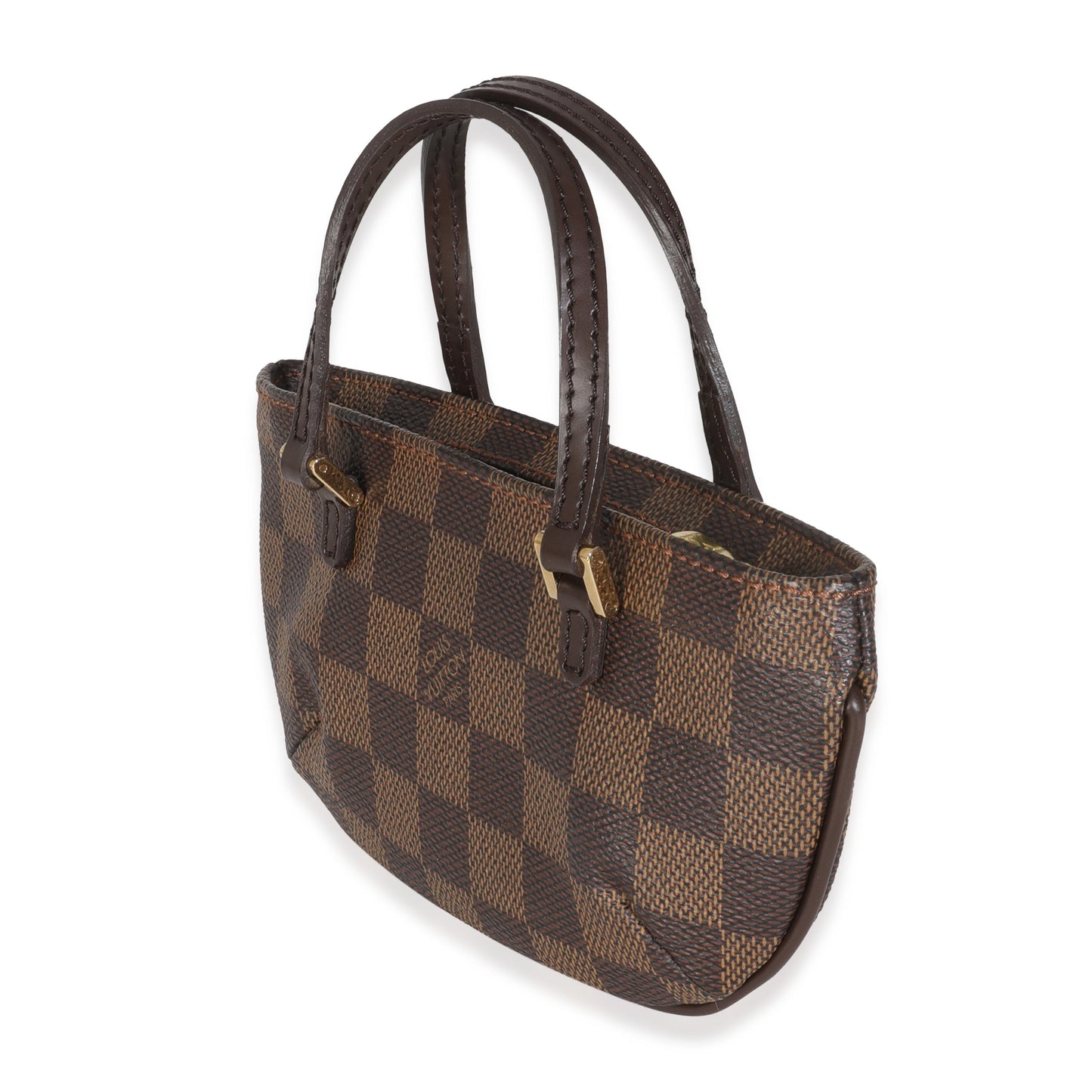 Designer Women's Crossbody Bag | Louis Vuitton Damier Ebene Canvas Manosque GM Pochette