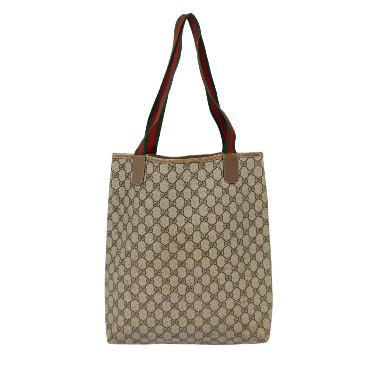 Gucci Leather Canvas Tote