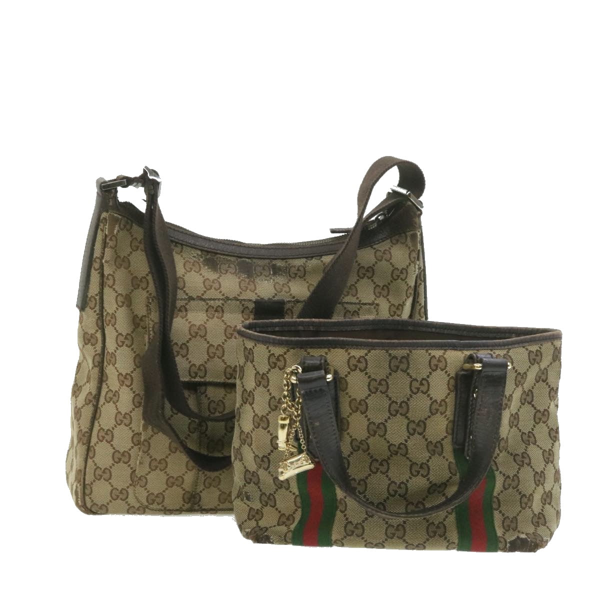 Gucci Canvas Shoulder Bag