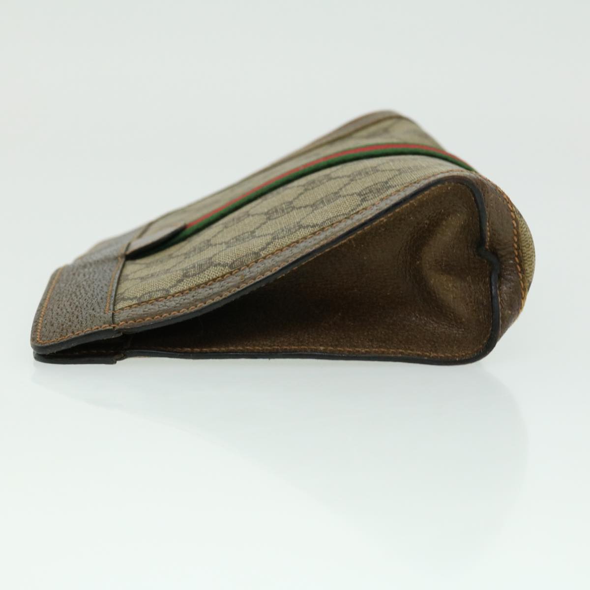 Gucci Leather Canvas Shoulder Bag