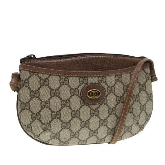 Gucci Leather Canvas Shoulder Bag
