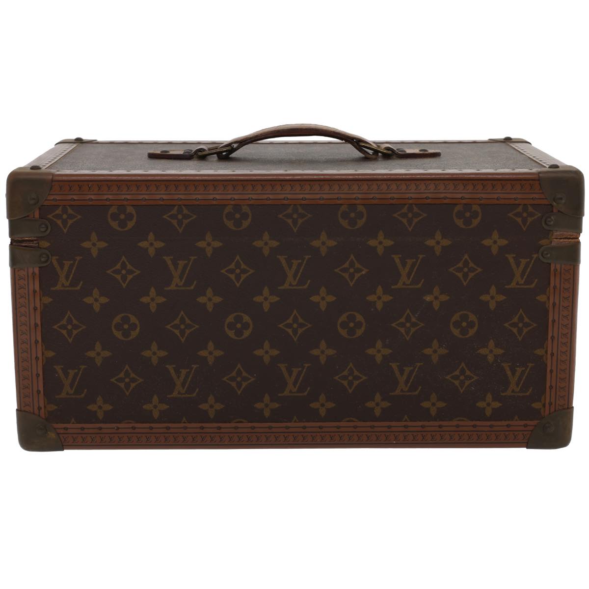 LOUIS VUITTON Monogram Boite Buteil Hand Bag Vanity M21822 Auth am1389g