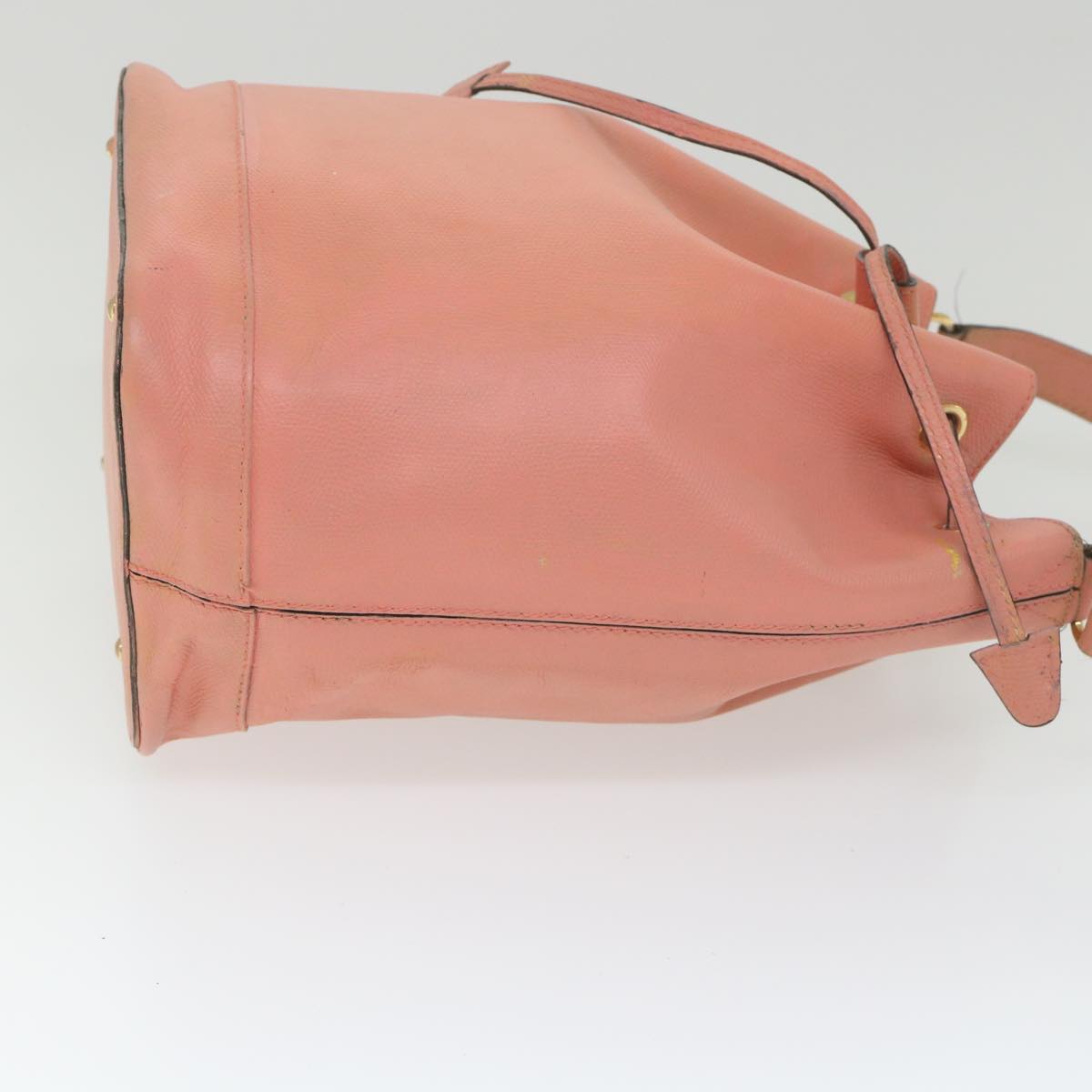 Luxury CELINE Shoulder Bag Leather Beige ti1364
