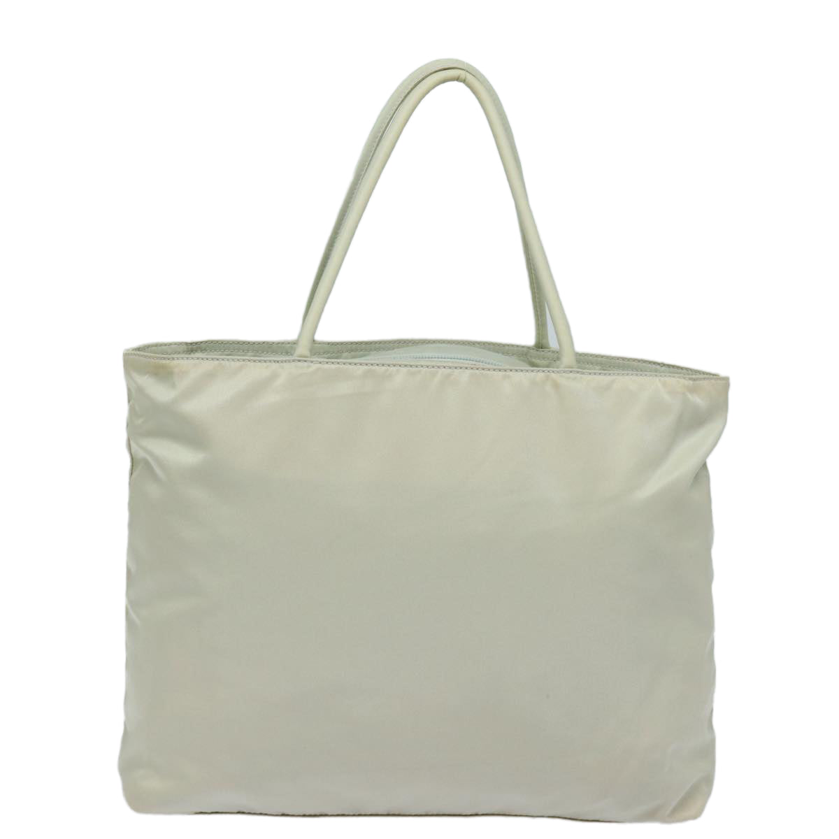 PRADA Hand Bag Nylon Gray Auth