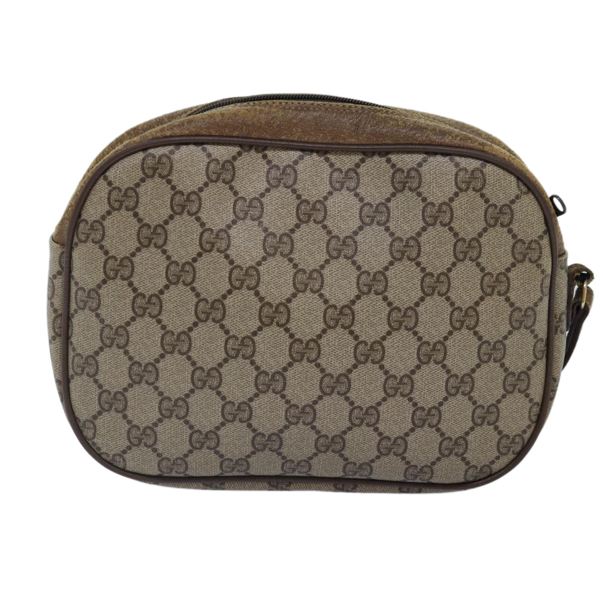 Gucci Leather Canvas Clutch
