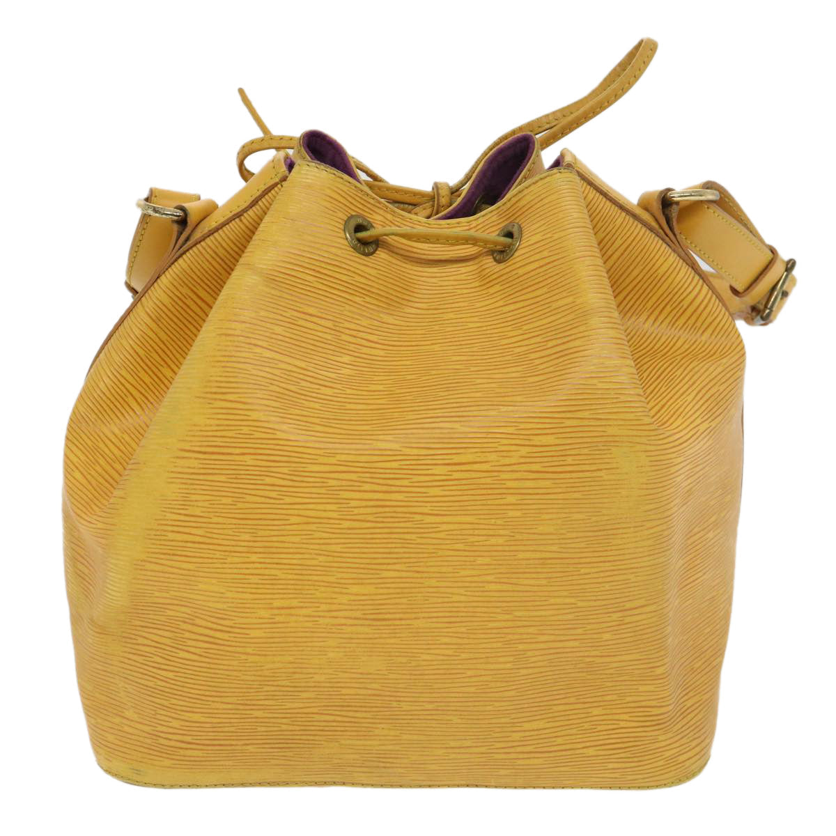 LOUIS VUITTON Epi Petit Noe Shoulder Bag Tassili Yellow M44109 LV ti982