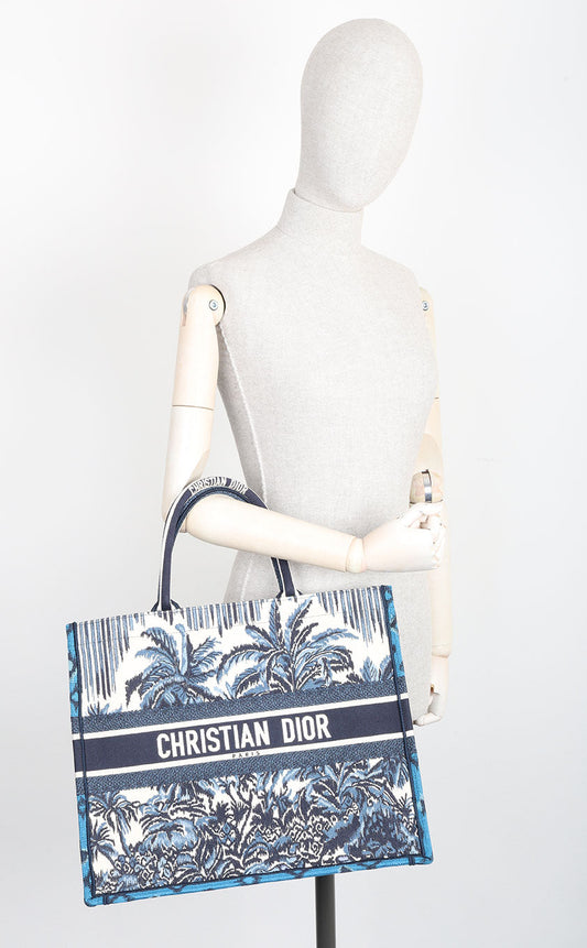Dior Book Tote Canvas Tote