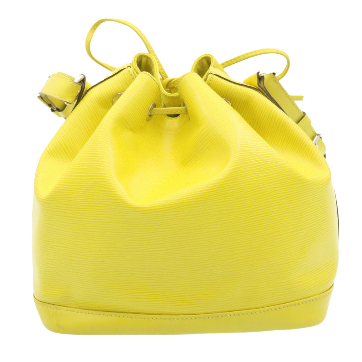 LOUIS VUITTON Epi Petit Noe Shoulder Bag Yellow Pistache M40969 LV tp041