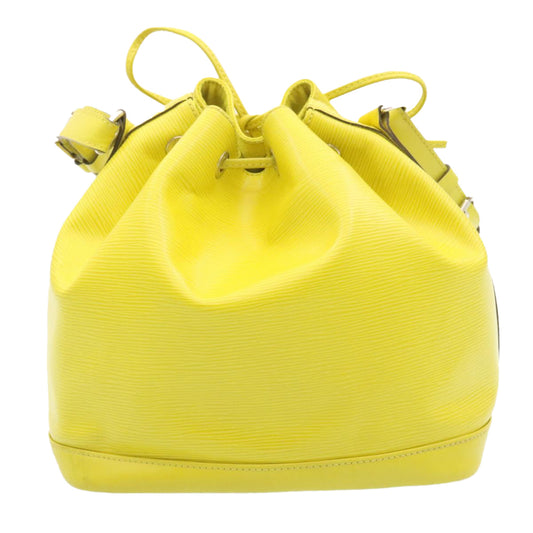 LOUIS VUITTON Epi Petit Noe Shoulder Bag Yellow Pistache M40969 LV tp041