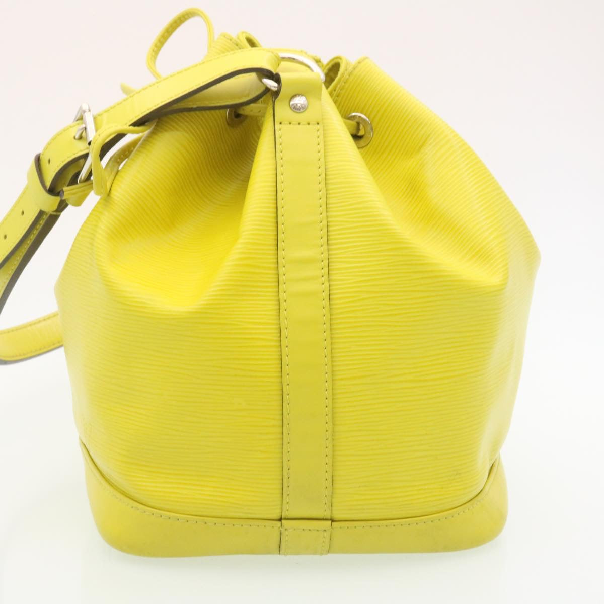 LOUIS VUITTON Epi Petit Noe Shoulder Bag Yellow Pistache M40969 LV Auth tp041