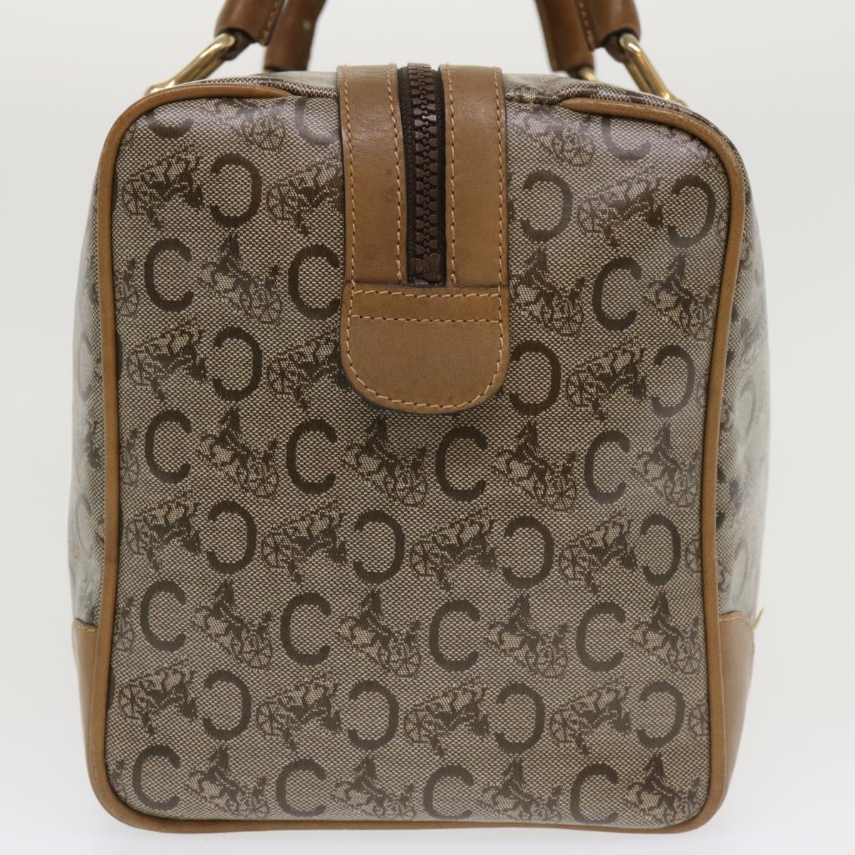 Luxury CELINE C Macadam Canvas Hand Bag Beige tp628