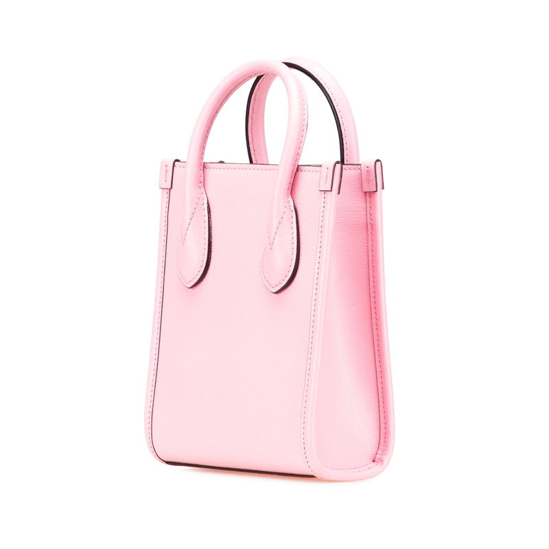 Gucci Ã Bananya Leather 2way Handbag